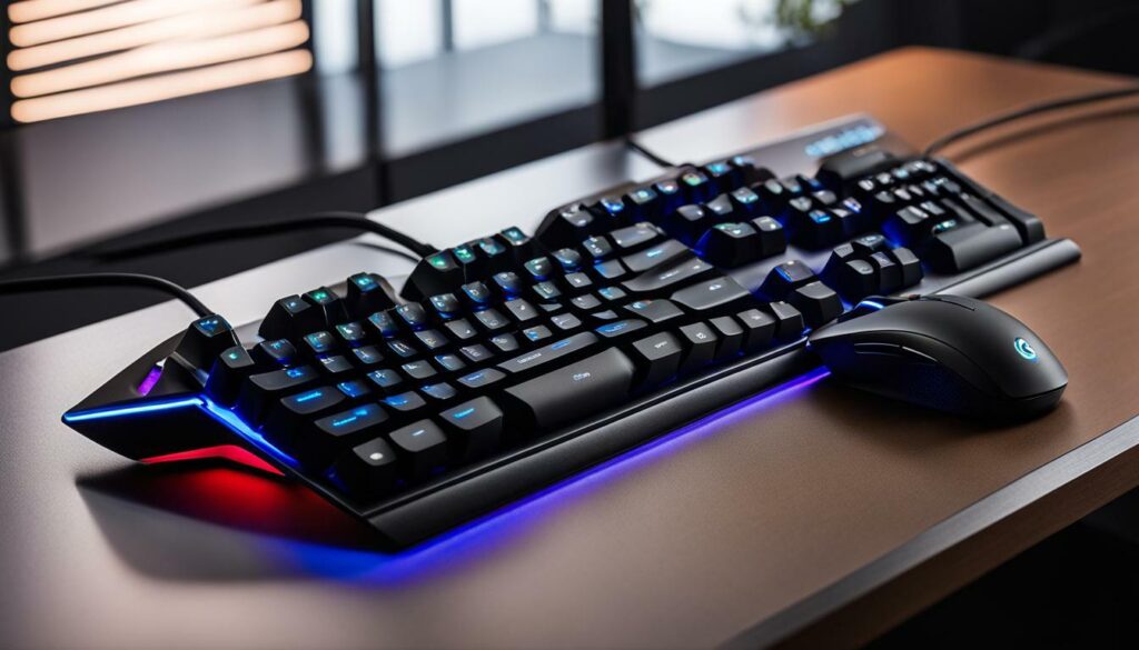 ergonomic keyboard and mouse