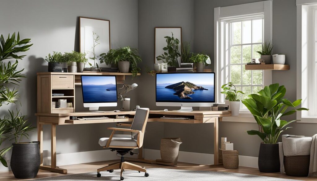 ergonomic home office setup